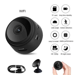 WiFi Mini Camera HD 1080p Wireless Video Recorder Voice Recorder Security Monitoring Camera Smart Home For Infants And Pets