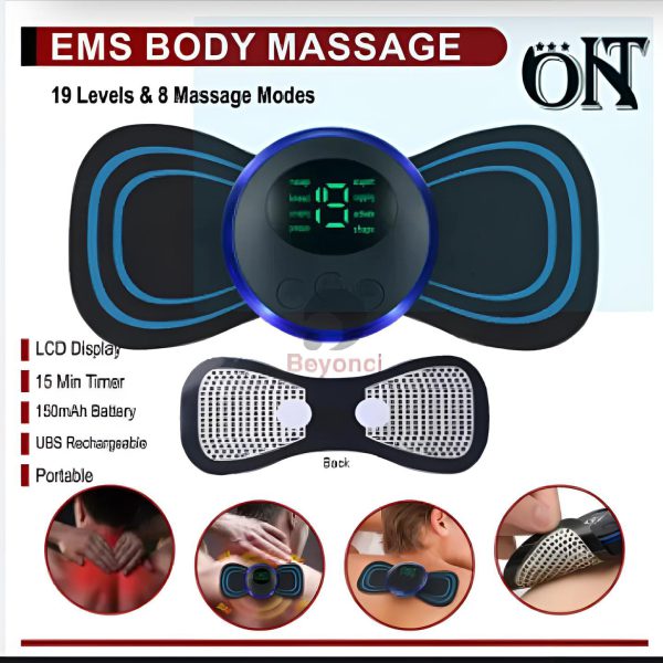 (Pack of 2) Ems Massager for Neck & Foot Combo Pack with Rechargeable Battery